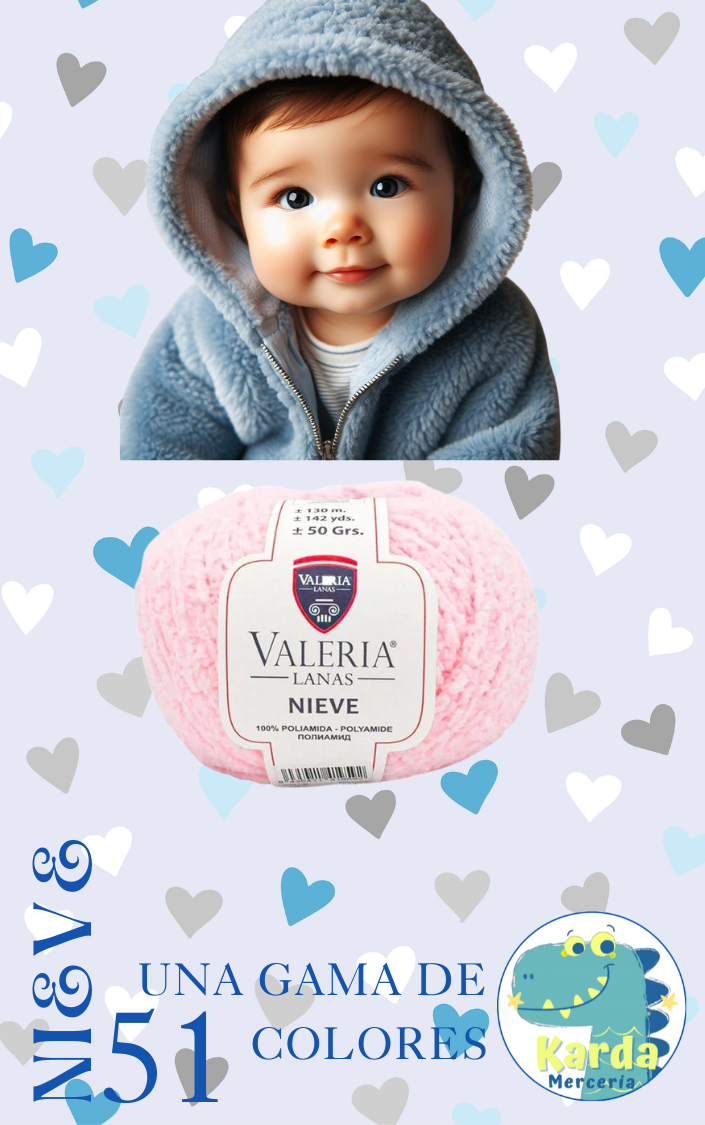 Calidad Valeria Lanas Nieve
